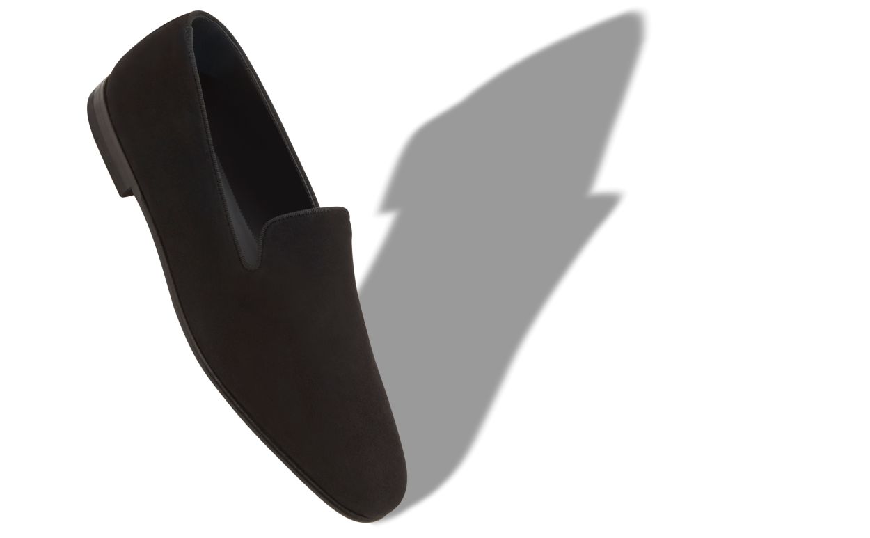 Mocasines de Seda Negra
