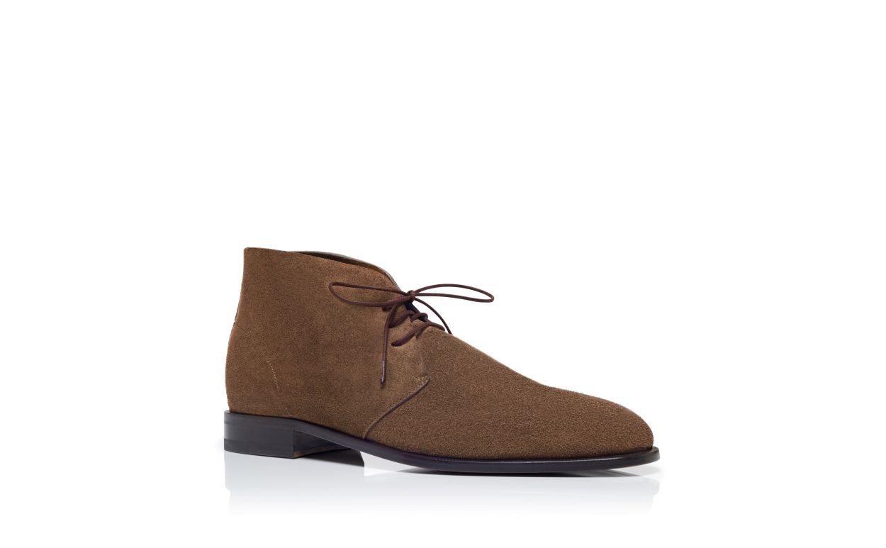 Botas de Desierto de Gamuza Marrón