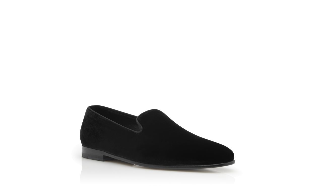 Mocasines de Velour Negro