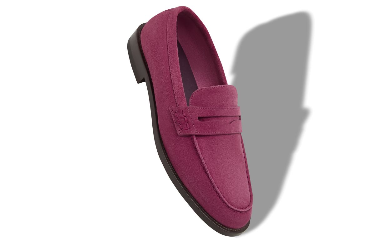 Zapatillas de Tela Rosa con Punta