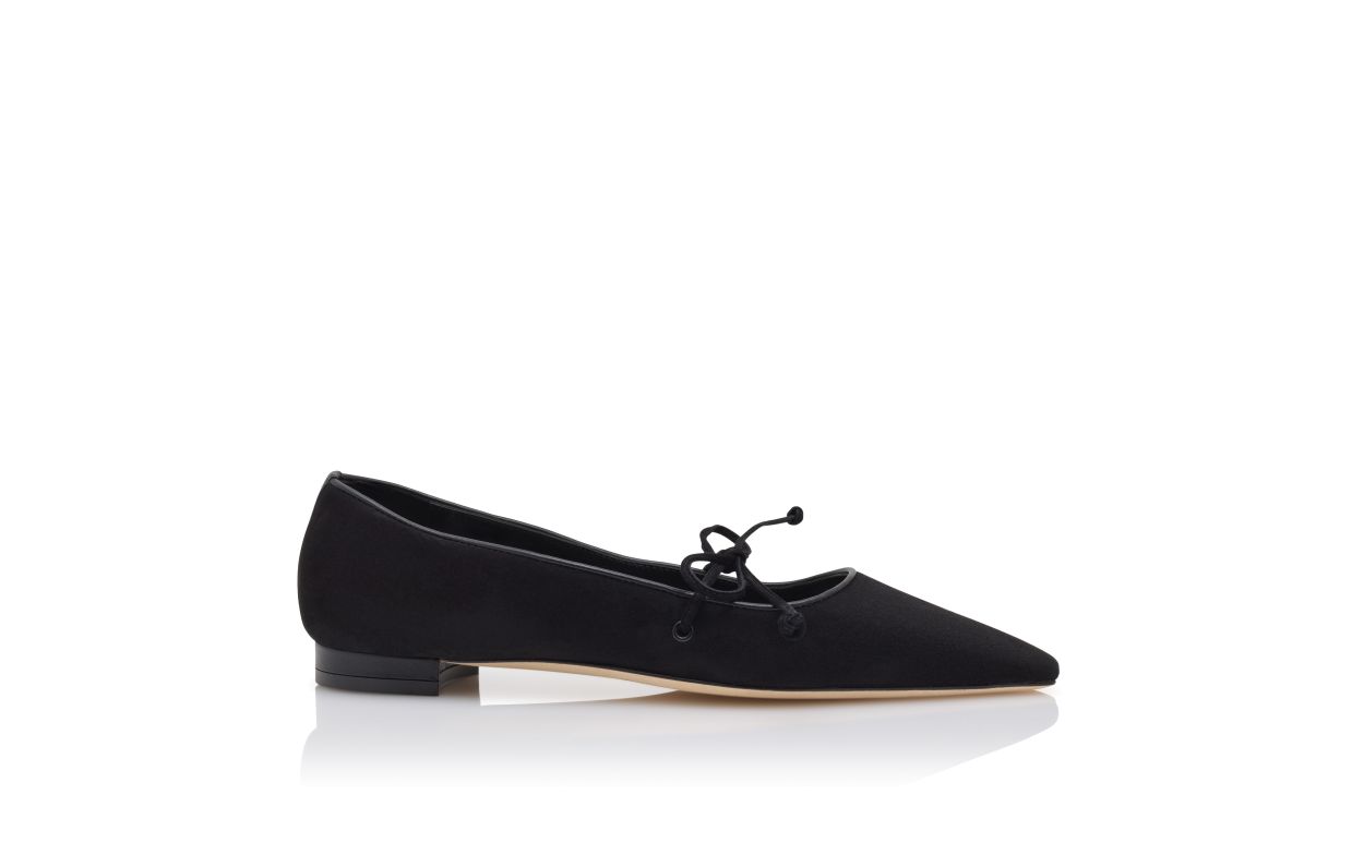 Zapatillas Planas de Suela Negra