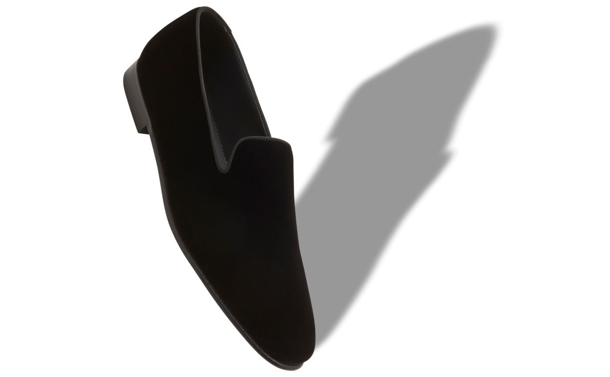 Mocasines de Velour Negro