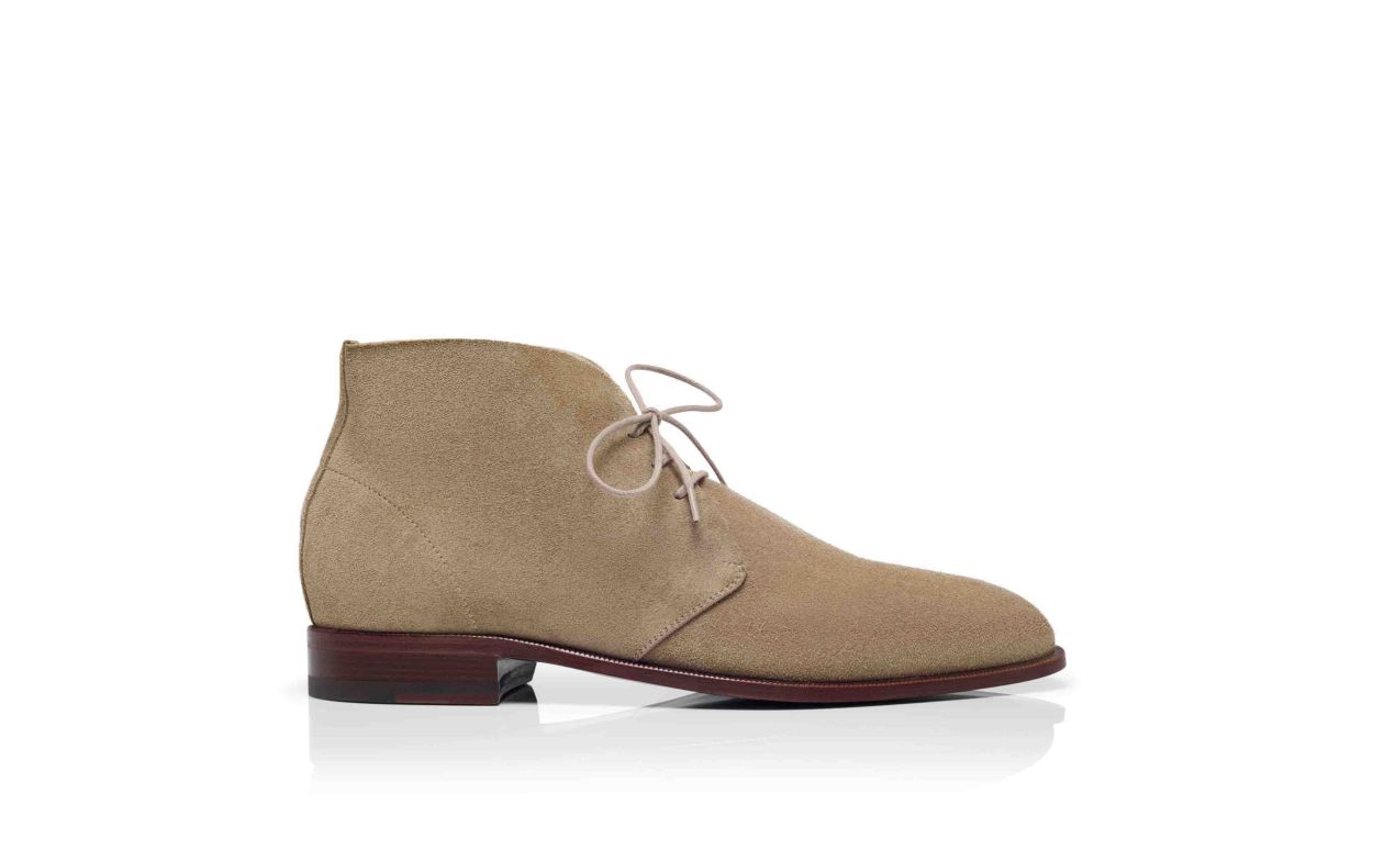 Botas de desierto de ante beige