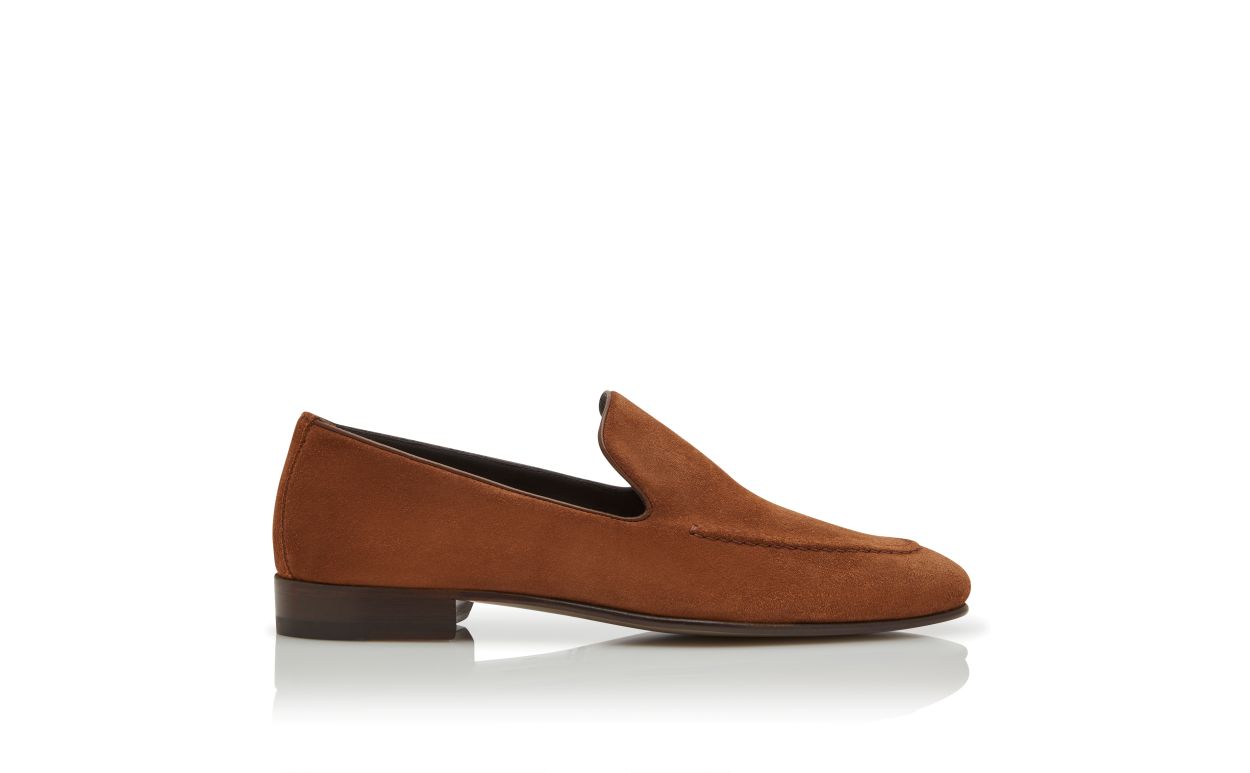 Zapatillas de Piel de Cabra Marrones