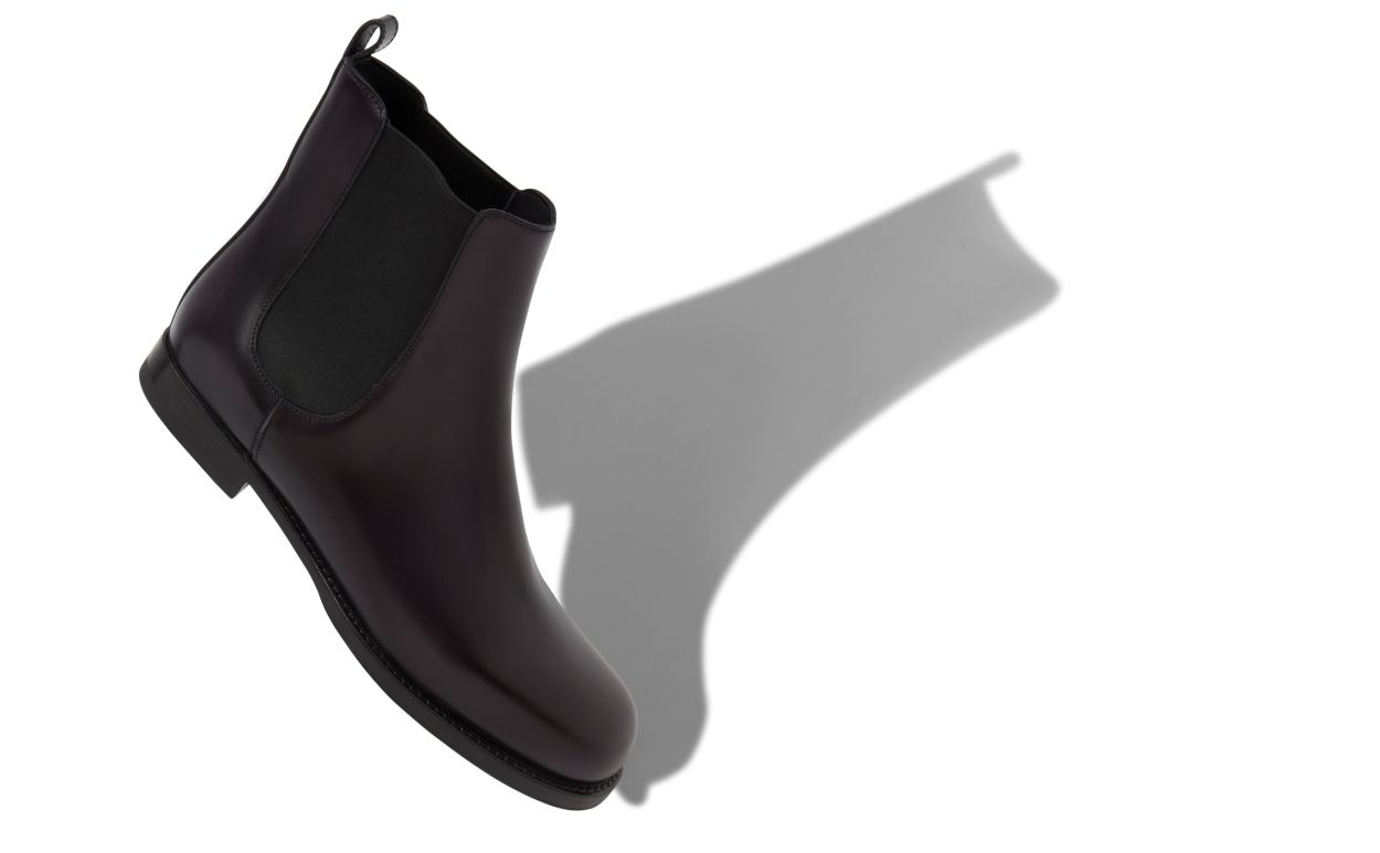 Botas Chelsea de cuero de ternera negro