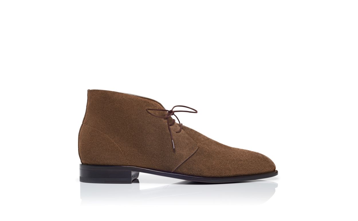 Botas de Desierto de Gamuza Marrón