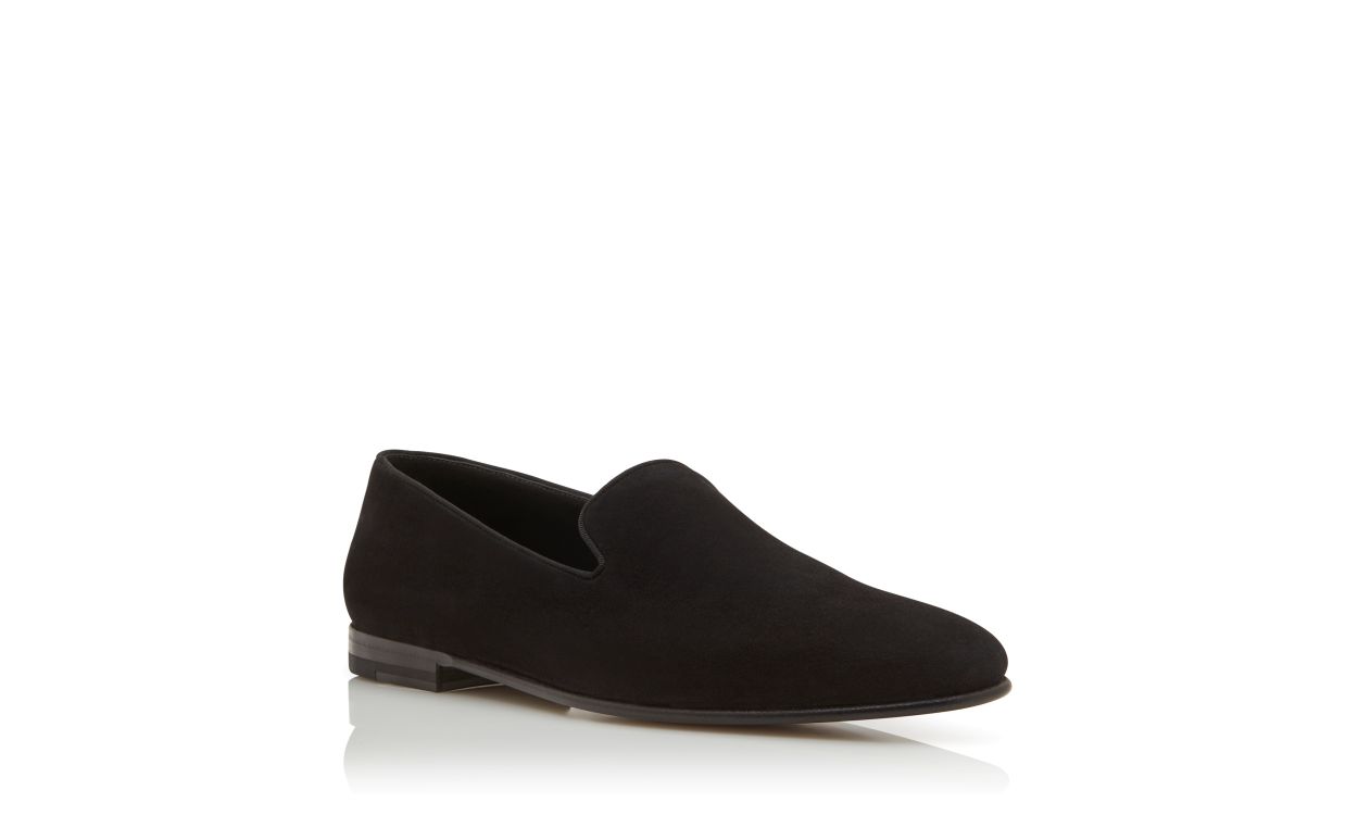Mocasines de Seda Negra