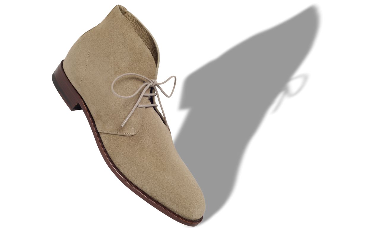Botas de desierto de ante beige