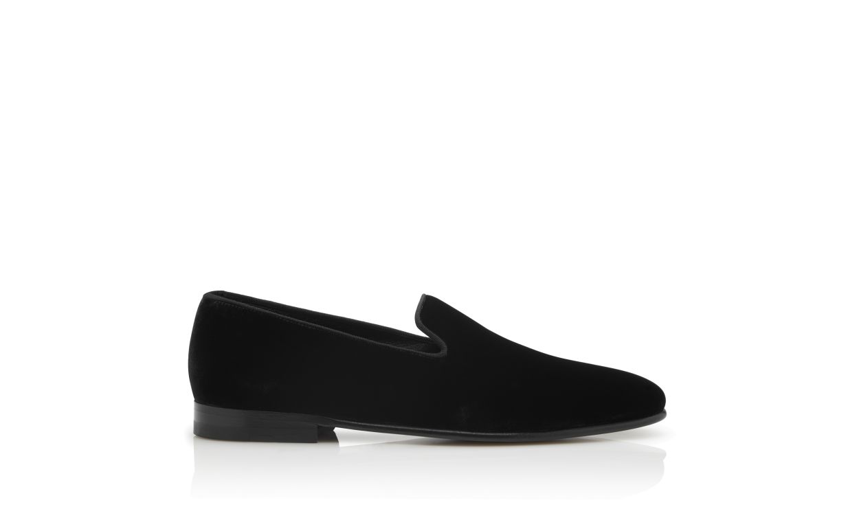 Mocasines de Velour Negro